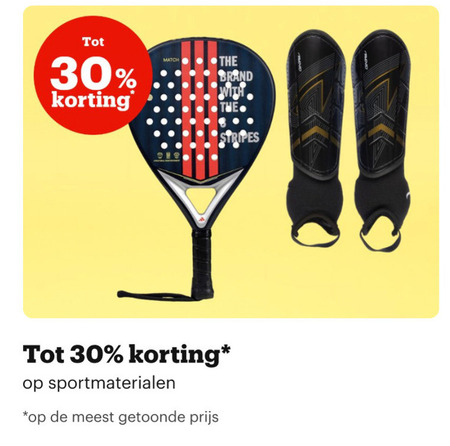 sporten 30 match brand with stripes folder aanbieding bij Bol.com