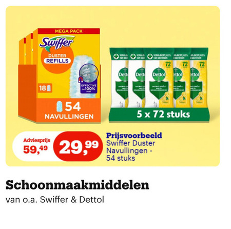 Dettol   vochtige schoonmaakdoekjes folder aanbieding bij  Bol.com - details