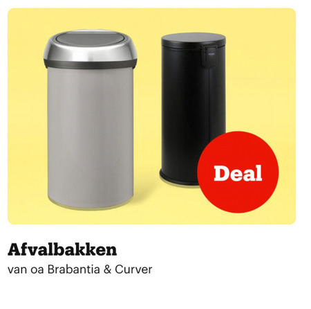 Brabantia   afvalemmer, pedaalemmer folder aanbieding bij  Bol.com - details