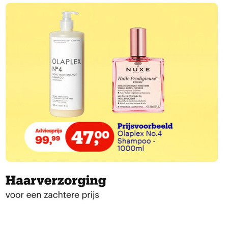 shampoo 4 bond maintenance nourishes all hair types huile florale multi fonctions visage corps cheveux sublime aux huiles purpose dry oil face body repairs with precious botanical oils skin 99 90 haarverzorging zachtere folder aanbieding bij Bol.com