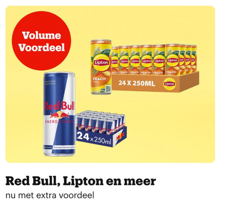Red Bull   energiedrank, ice tea folder aanbieding bij  Bol.com - details