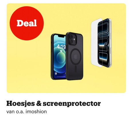 mobiel screenprotectors deal 4 19 hoesjes screenprotector o.a. folder aanbieding bij Bol.com
