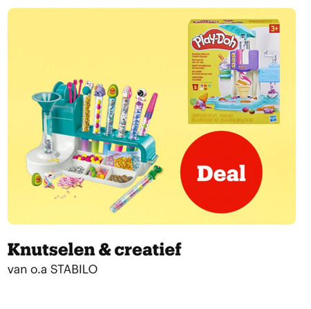 kleispeelsets 10 knutselen creatief stabilo play multicolor compound poids la pate deal 3 folder aanbieding bij Bol.com