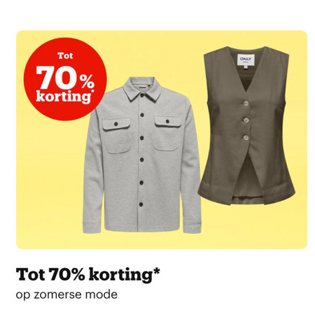 kleding zomerse mode only folder aanbieding bij Bol.com