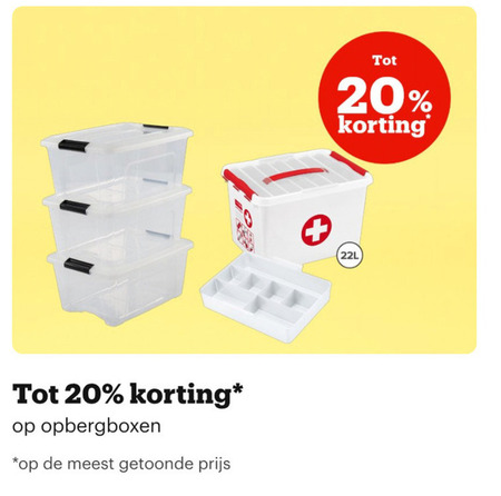 opbergdozen 20 opbergboxen folder aanbieding bij Bol.com