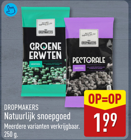snoep 1 250 liefhebber drop gio groene erwten menthol hollandse pectorale ouderwets natuurlijk snoepgoed meerdere folder aanbieding bij Aldi