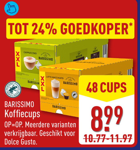 Barissimo   dolce gusto capsules folder aanbieding bij  Aldi - details