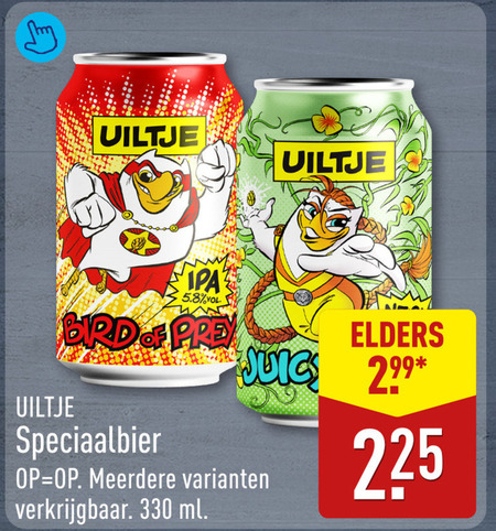 Uiltje   speciaalbier folder aanbieding bij  Aldi - details