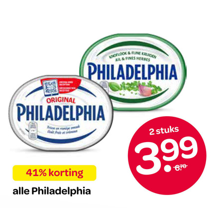 Philadelphia   roomkaas folder aanbieding bij  Spar - details
