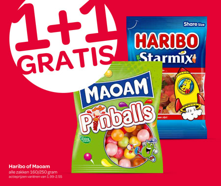 Haribo   snoep folder aanbieding bij  Spar - details