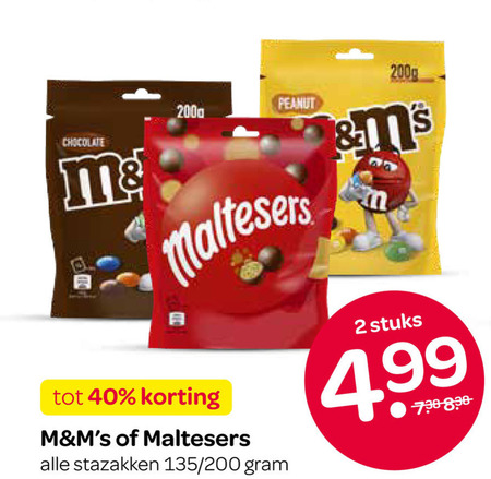 Maltesers   chocolade folder aanbieding bij  Spar - details