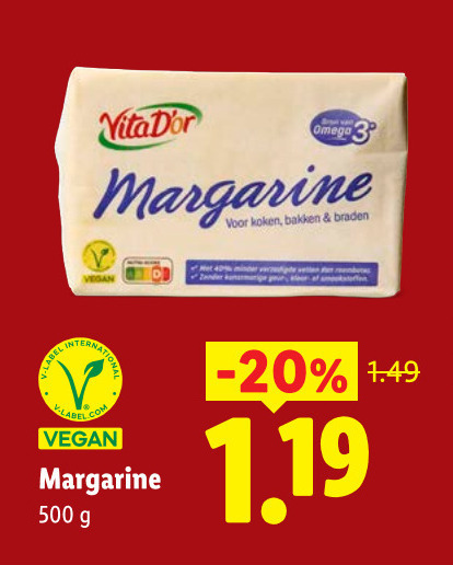 margarine 3 500 omega koken bakken braden folder aanbieding bij Lidl