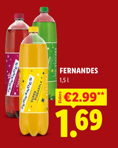 Fernandes   frisdrank folder aanbieding bij  Lidl - details