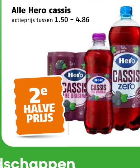 hero frisdrank cassis actieprijs 2e halve herb origina riding zero folder aanbieding bij Poiesz Hero frisdrank folder aanbieding bij Poiesz - details