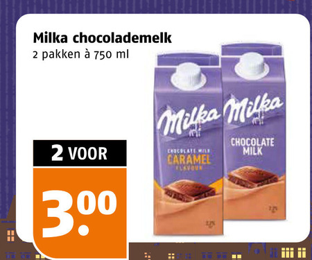 Milka   chocolademelk folder aanbieding bij  Poiesz - details