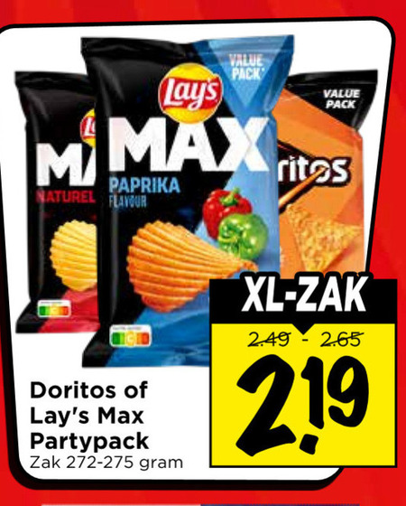 Doritos   chips folder aanbieding bij  Vomar - details