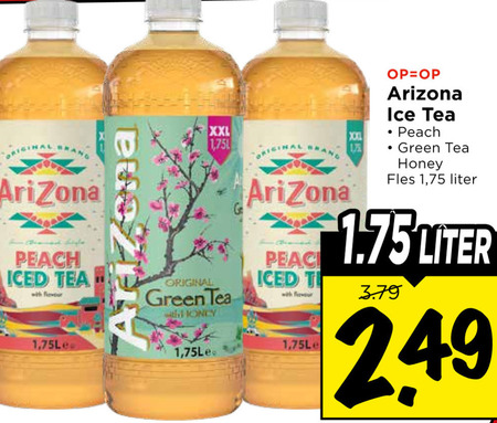 arizona ice tea 17 origin peach iced with favour 1 original xxl green breng honey fles liter folder aanbieding bij Vomar ice tea folder aanbieding bij Vomar - details