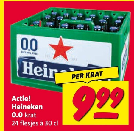 heineken 0.0 krat bier 24 30 00 folder aanbieding bij Nettorama Heineken 0.0 krat bier folder aanbieding bij Nettorama - details