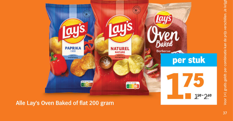 Lays   chips folder aanbieding bij  Albert&nbsp;Heijn - details