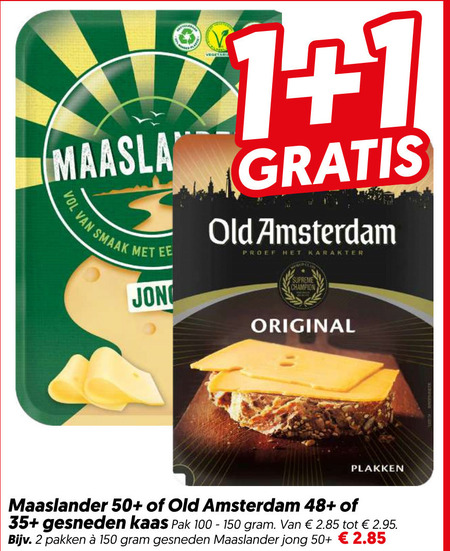 Old Amsterdam   kaasplakken folder aanbieding bij  Dekamarkt - details