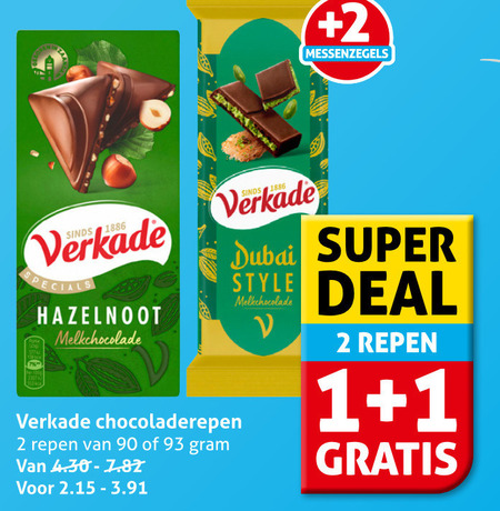 Verkade   chocolade folder aanbieding bij  Hoogvliet - details