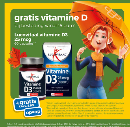 lucovitaal vitamines 1 2 15 25 33 50 60 1000 vitamine besteding capsules t.w.v. 5.99 geneesmiddelen zuigelingenvoeding maanden postzegels cadeaukaarten telefoonkaarten itunes kaarten boeken gezondheidsproduct lees weerstand botten gezondheidsvoordelen voedingssupplementen levensstijl voeding 2e halve artikel combinatie combinaties vermeld folder aanbieding bij Trekpleister Lucovitaal vitamine folder aanbieding bij Trekpleister - details