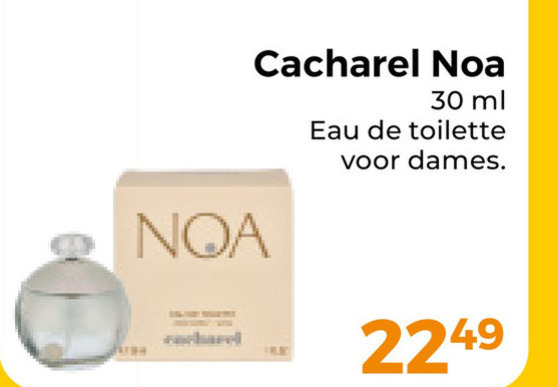 cacharel eau de toilette 30 noa ml dames folder aanbieding bij Trekpleister Cacharel eau de toilette folder aanbieding bij Trekpleister - details