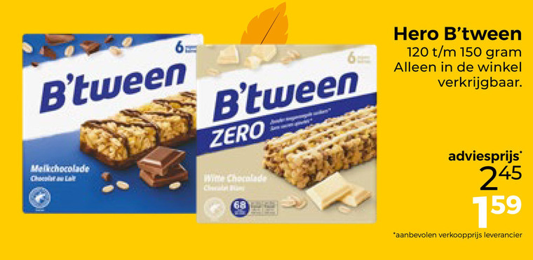 Hero   mueslireep folder aanbieding bij  Trekpleister - details