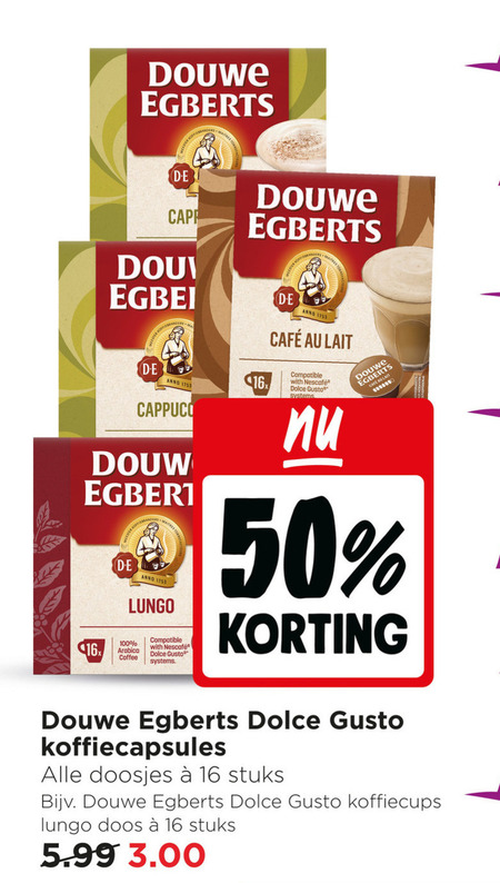douwe egberts dolce gusto capsules 16 50 100 d.e anno douw meester lungo 16x arabica coffee compatible with systems ster mcafee lait ouwe www koffiecapsules doosjes stuks koffiecups doos 5.99 folder aanbieding bij Jumbo Douwe Egberts dolce gusto capsules folder aanbieding bij Jumbo - details