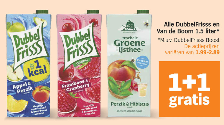 Van de Boom   fruitdrank folder aanbieding bij  Albert&nbsp;Heijn - details