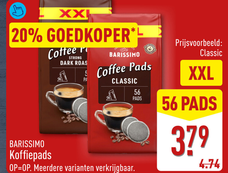 barissimo koffiepads folder aanbieding bij Aldi Barissimo koffiepad folder aanbieding bij Aldi - details
