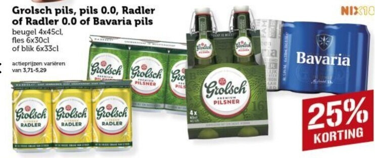 Bavaria   radler bier, blikje bier folder aanbieding bij  Coop - details