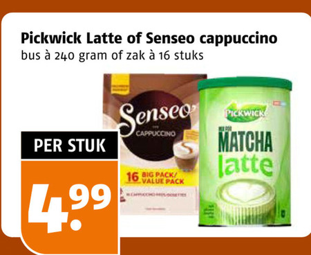 Pickwick   thee, koffiepad folder aanbieding bij  Poiesz - details