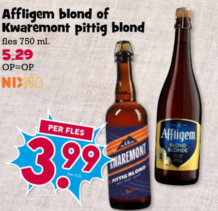 Affligem   speciaalbier folder aanbieding bij  Boons&nbsp;Markt - details
