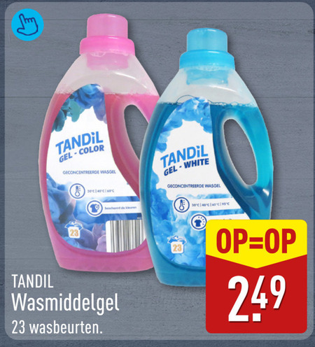 wasmiddel 23 30 40 60 gel color geconcentreerde wasgel white beschermt kleuren wasbeurten folder aanbieding bij Aldi