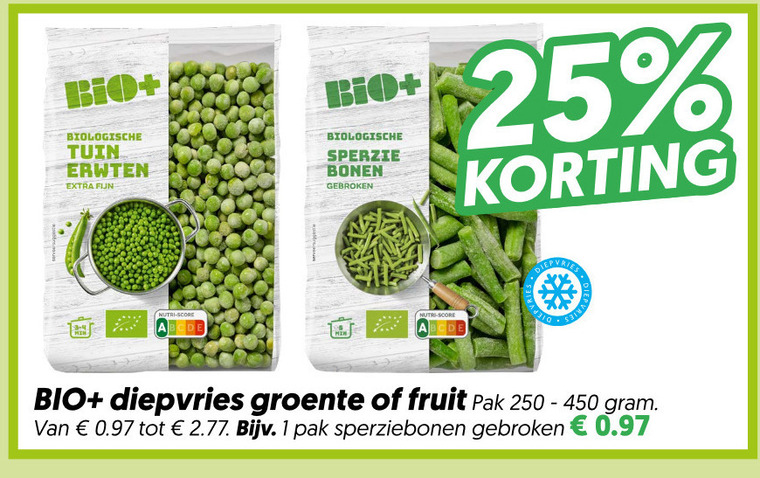 Bio Plus   diepvriesgroente folder aanbieding bij  Dekamarkt - details