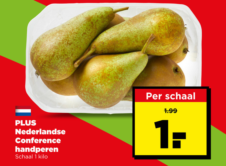 peren 1 nederlandse conference handperen schaal kilo folder aanbieding bij Plus