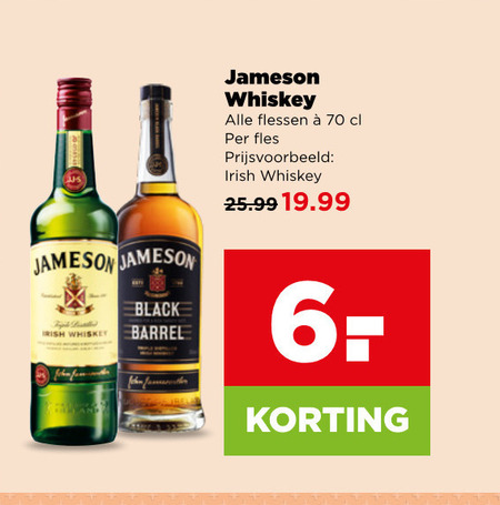 Jameson   whisky folder aanbieding bij  Plus - details