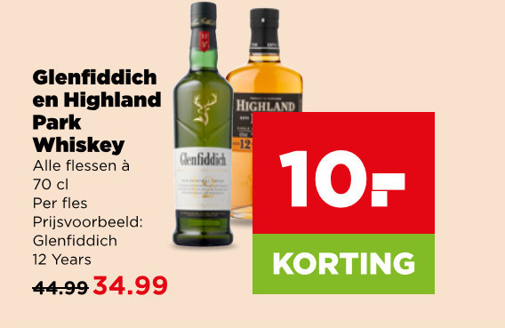 Glenfiddich   whisky folder aanbieding bij  Plus - details