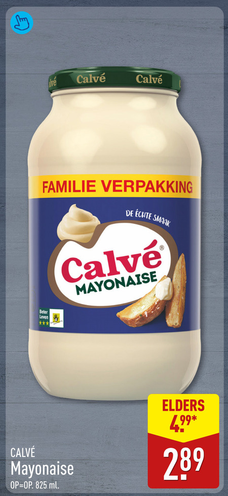 Calve   mayonaise folder aanbieding bij  Aldi - details