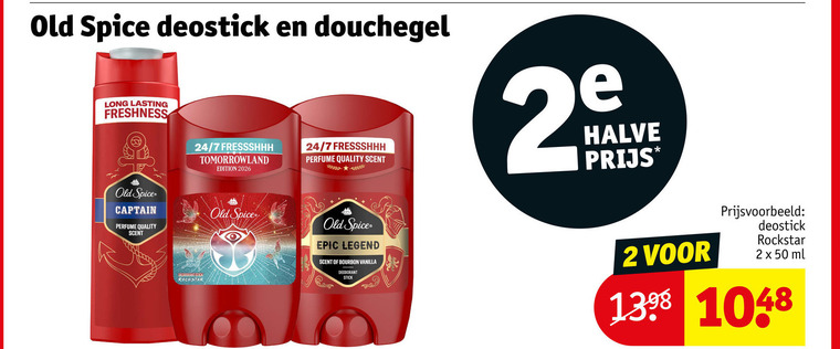 Old Spice   douchegel, deodorant folder aanbieding bij  Kruidvat - details