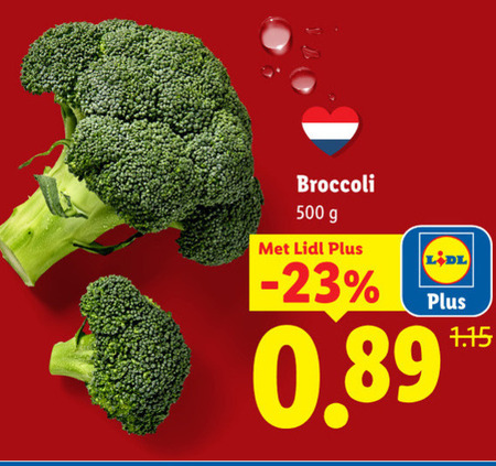 broccoli 500 folder aanbieding bij Lidl
