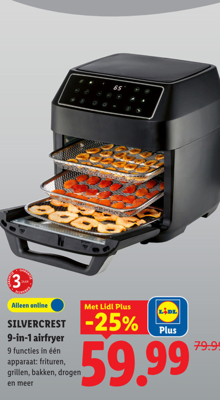 SilverCrest   friteuse folder aanbieding bij  Lidl - details