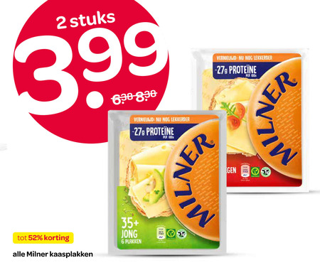 kaasplakken 2 5 6 100 stuks 3.99 pen milner 35 jong vernieuwd folder aanbieding bij Spar