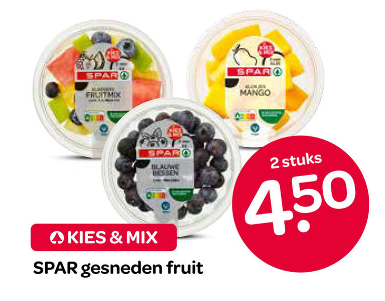 fruitsalade 2 450 fruitmix mango mix bessen gesneden fruit stuks folder aanbieding bij Spar