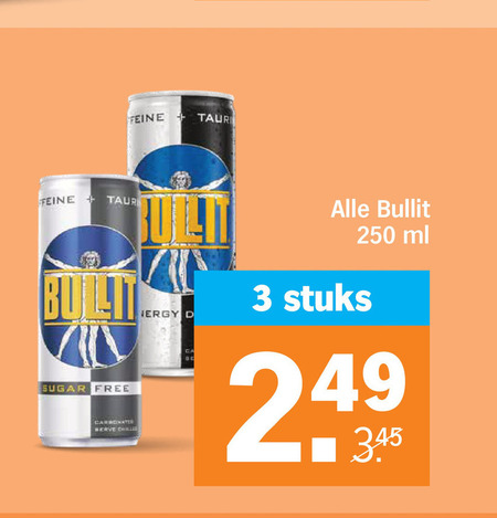 Bullit   energiedrank folder aanbieding bij  Albert&nbsp;Heijn - details