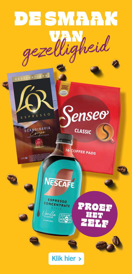 Douwe Egberts Senseo   koffiepad folder aanbieding bij  Albert&nbsp;Heijn - details