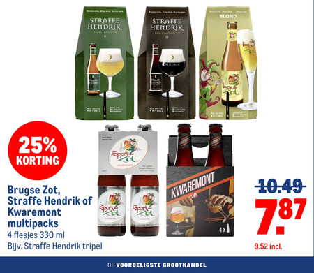 Straffe Hendrik   speciaalbier folder aanbieding bij  Makro - details