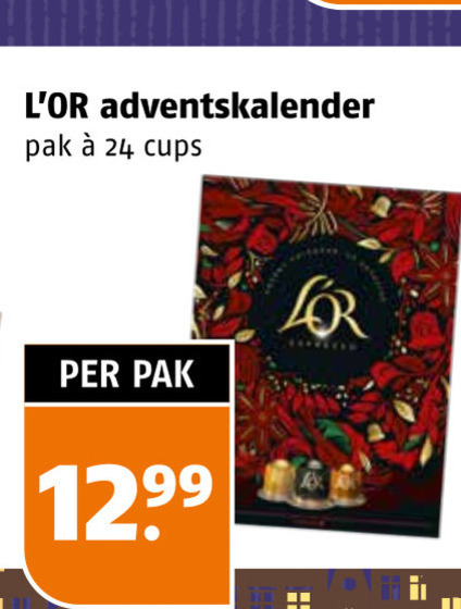 douwe egberts l or adventskalender koffiecups 24 pak cups 12 99 folder aanbieding bij Poiesz Douwe Egberts L Or koffiecups, adventskalender folder aanbieding bij Poiesz - details