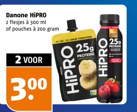 Danone   drinkyoghurt, vruchtenyoghurt folder aanbieding bij  Poiesz - details